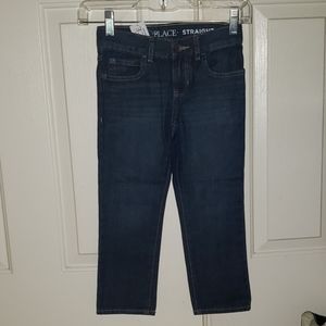 Straight leg jeans
